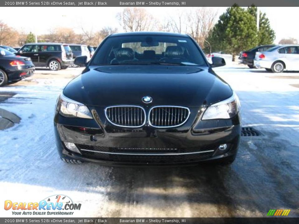 2010 BMW 5 Series 528i xDrive Sedan Jet Black / Black Photo #8