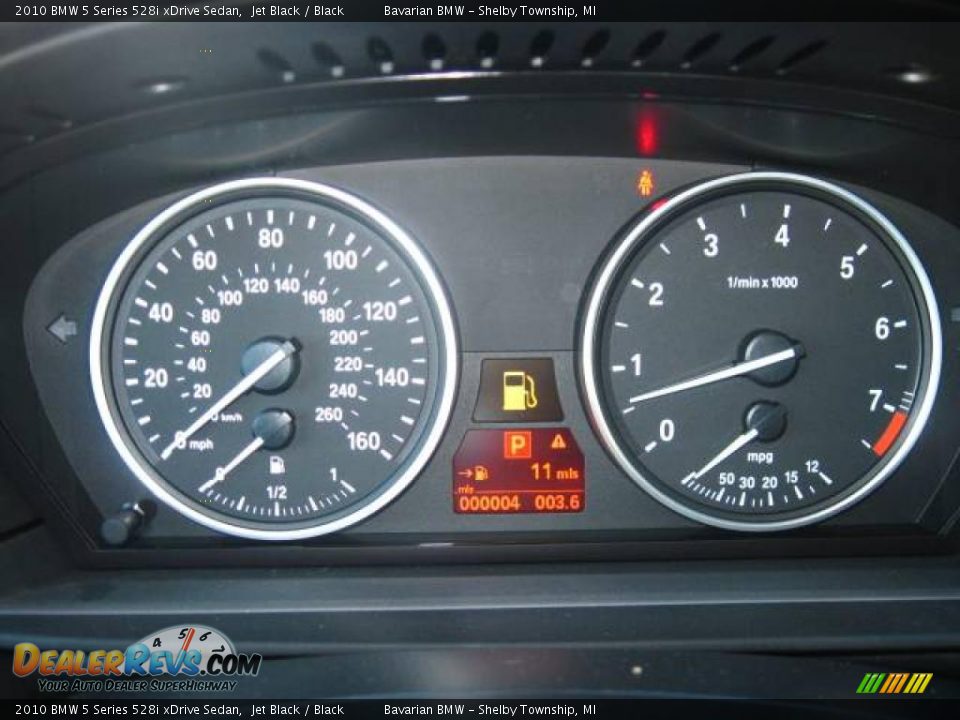 2010 BMW 5 Series 528i xDrive Sedan Jet Black / Black Photo #16