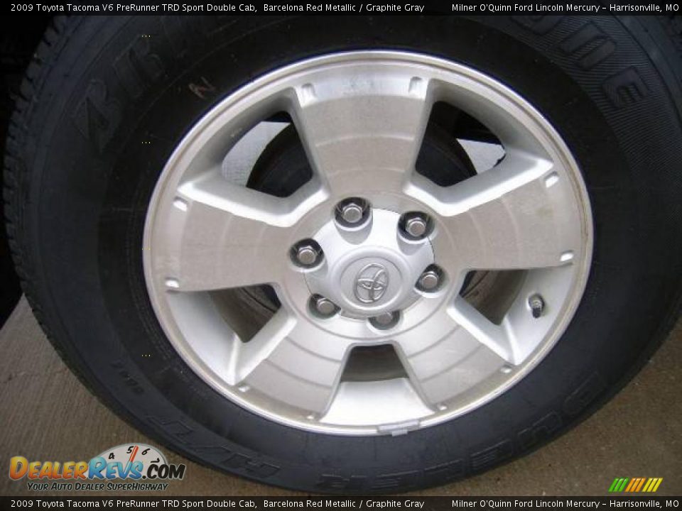 2009 Toyota Tacoma V6 PreRunner TRD Sport Double Cab Barcelona Red Metallic / Graphite Gray Photo #10