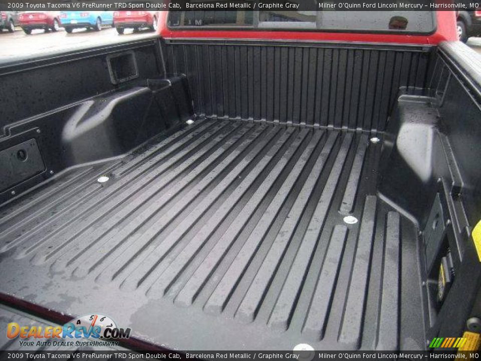 2009 Toyota Tacoma V6 PreRunner TRD Sport Double Cab Barcelona Red Metallic / Graphite Gray Photo #14
