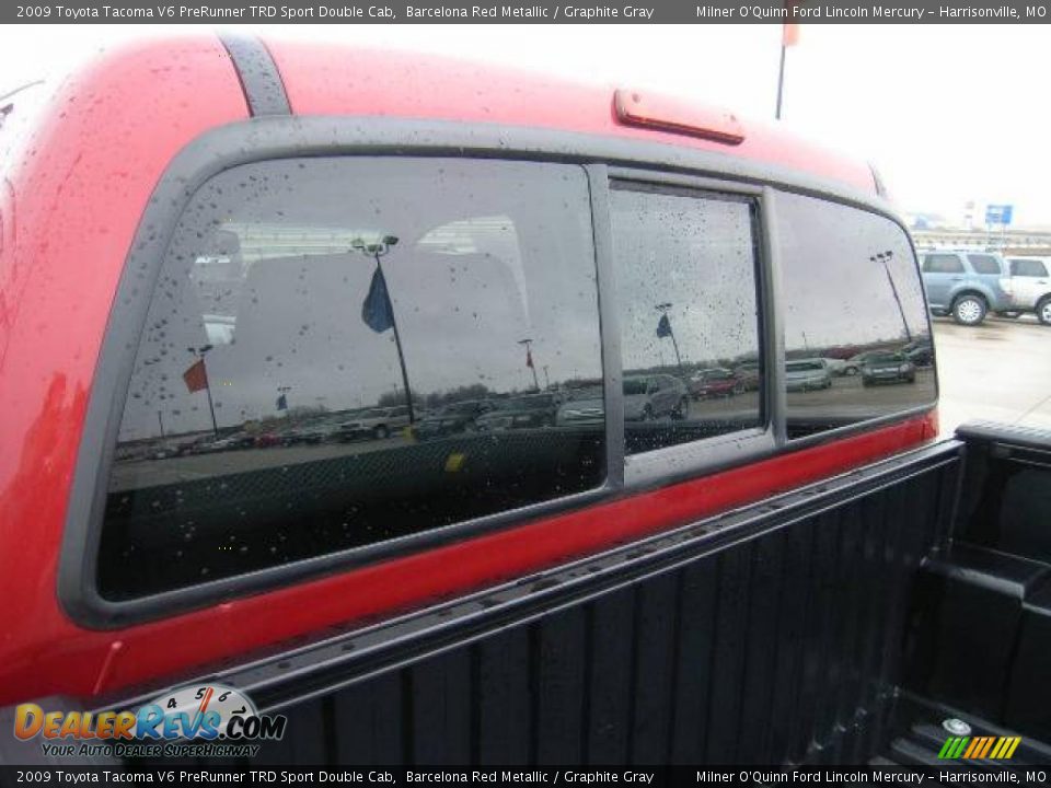 2009 Toyota Tacoma V6 PreRunner TRD Sport Double Cab Barcelona Red Metallic / Graphite Gray Photo #15