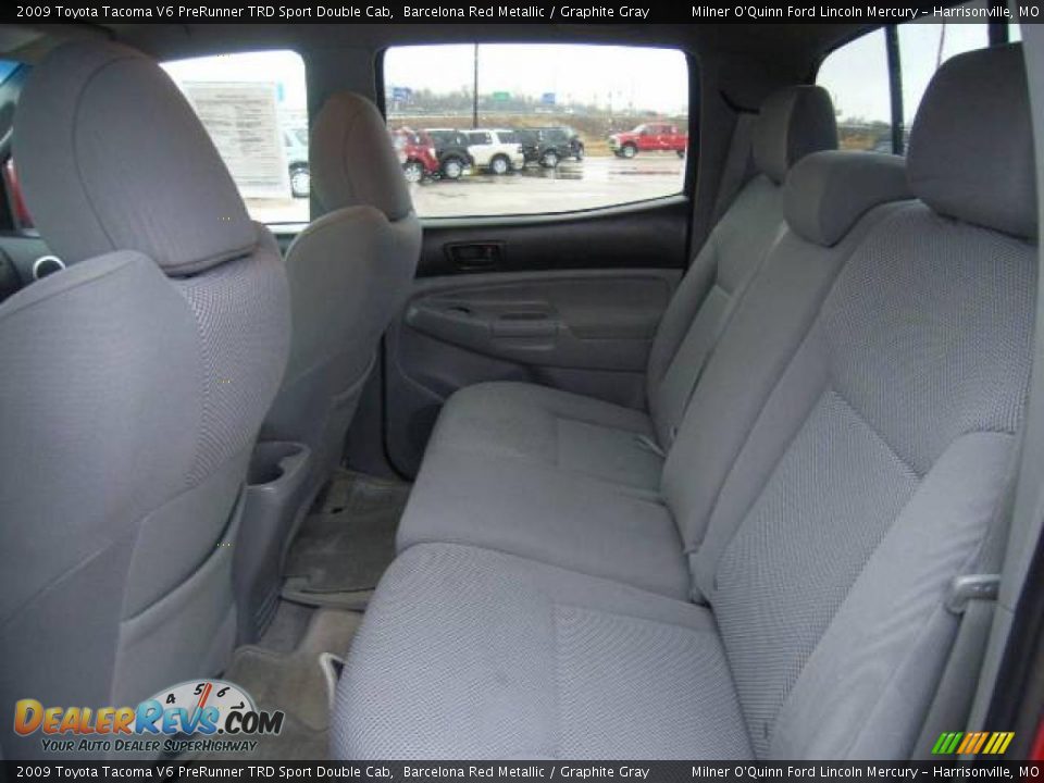 2009 Toyota Tacoma V6 PreRunner TRD Sport Double Cab Barcelona Red Metallic / Graphite Gray Photo #16