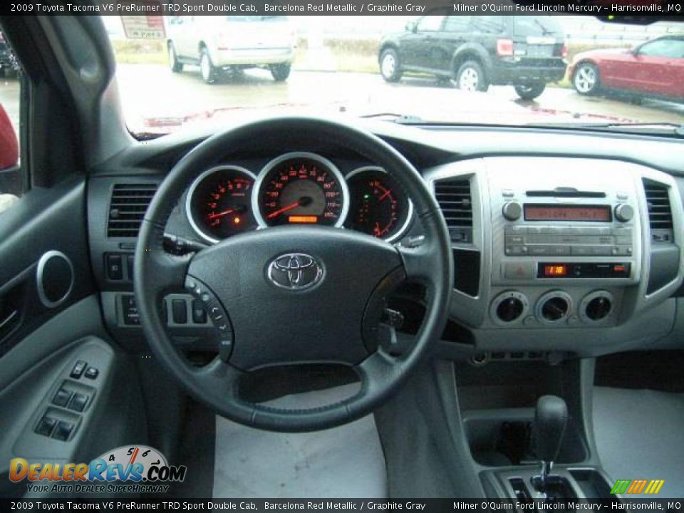 2009 Toyota Tacoma V6 PreRunner TRD Sport Double Cab Barcelona Red Metallic / Graphite Gray Photo #18
