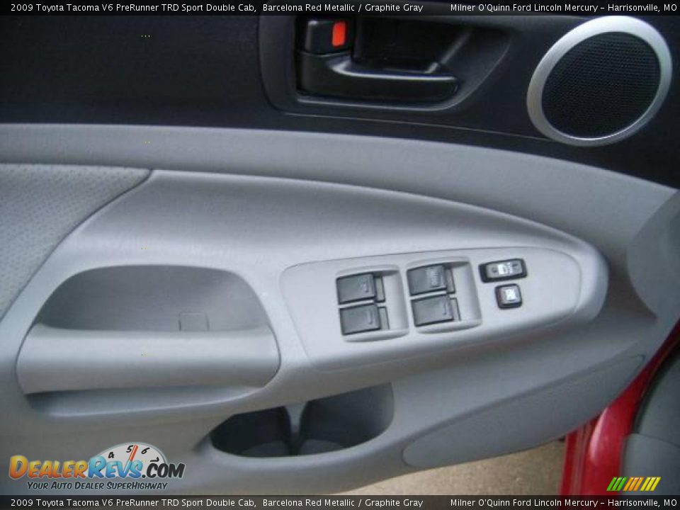 2009 Toyota Tacoma V6 PreRunner TRD Sport Double Cab Barcelona Red Metallic / Graphite Gray Photo #19