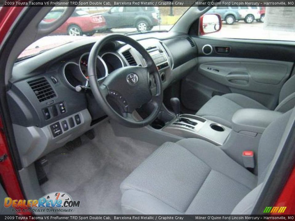 2009 Toyota Tacoma V6 PreRunner TRD Sport Double Cab Barcelona Red Metallic / Graphite Gray Photo #20