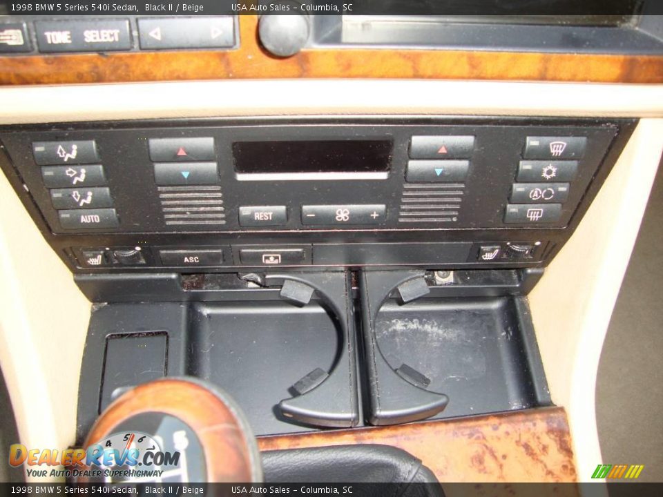 1998 BMW 5 Series 540i Sedan Black II / Beige Photo #20