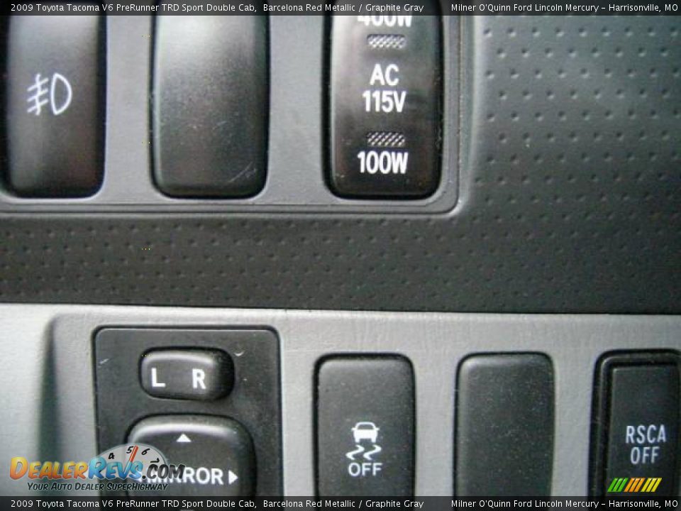 2009 Toyota Tacoma V6 PreRunner TRD Sport Double Cab Barcelona Red Metallic / Graphite Gray Photo #21