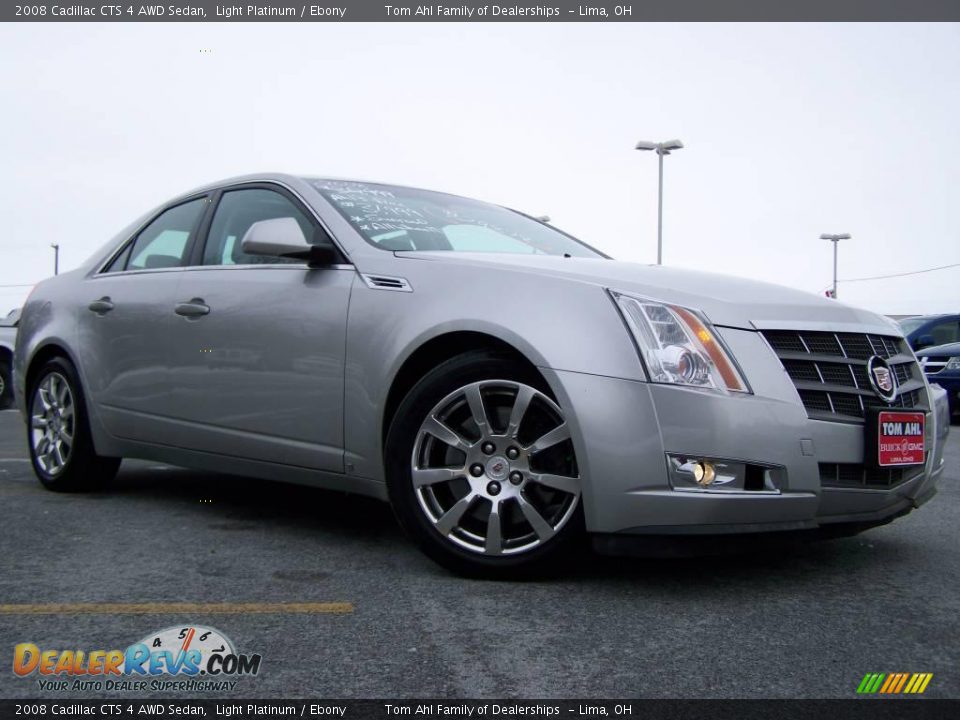 2008 Cadillac CTS 4 AWD Sedan Light Platinum / Ebony Photo #2