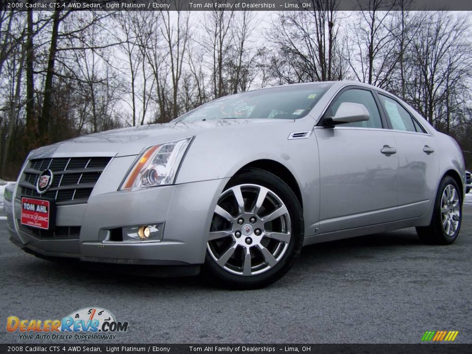 2008 Cadillac CTS 4 AWD Sedan Light Platinum / Ebony Photo #6