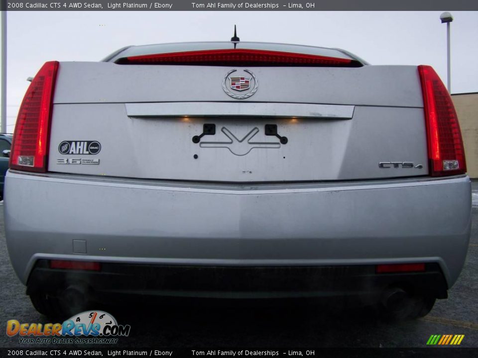 2008 Cadillac CTS 4 AWD Sedan Light Platinum / Ebony Photo #7