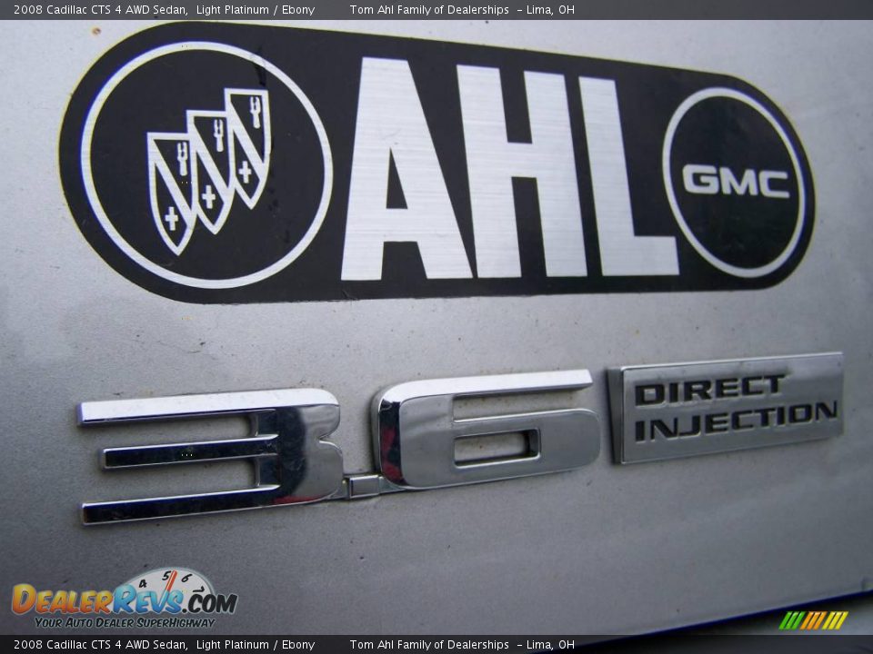2008 Cadillac CTS 4 AWD Sedan Light Platinum / Ebony Photo #8