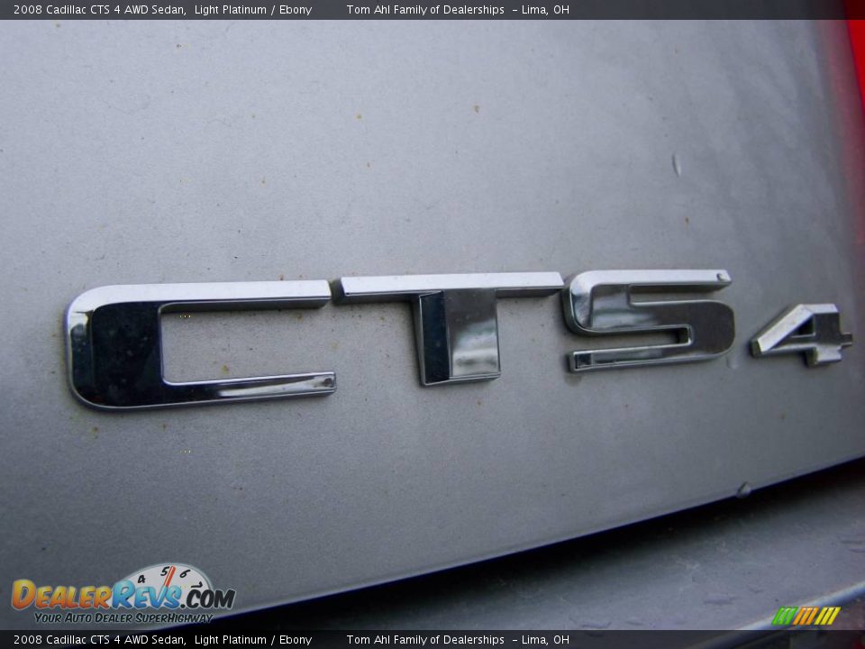 2008 Cadillac CTS 4 AWD Sedan Light Platinum / Ebony Photo #9