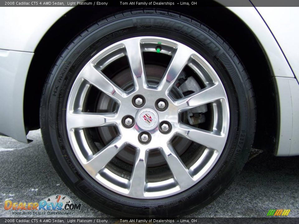 2008 Cadillac CTS 4 AWD Sedan Light Platinum / Ebony Photo #11