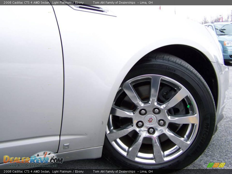 2008 Cadillac CTS 4 AWD Sedan Light Platinum / Ebony Photo #12