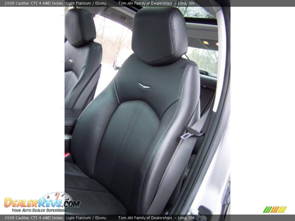 2008 Cadillac CTS 4 AWD Sedan Light Platinum / Ebony Photo #14