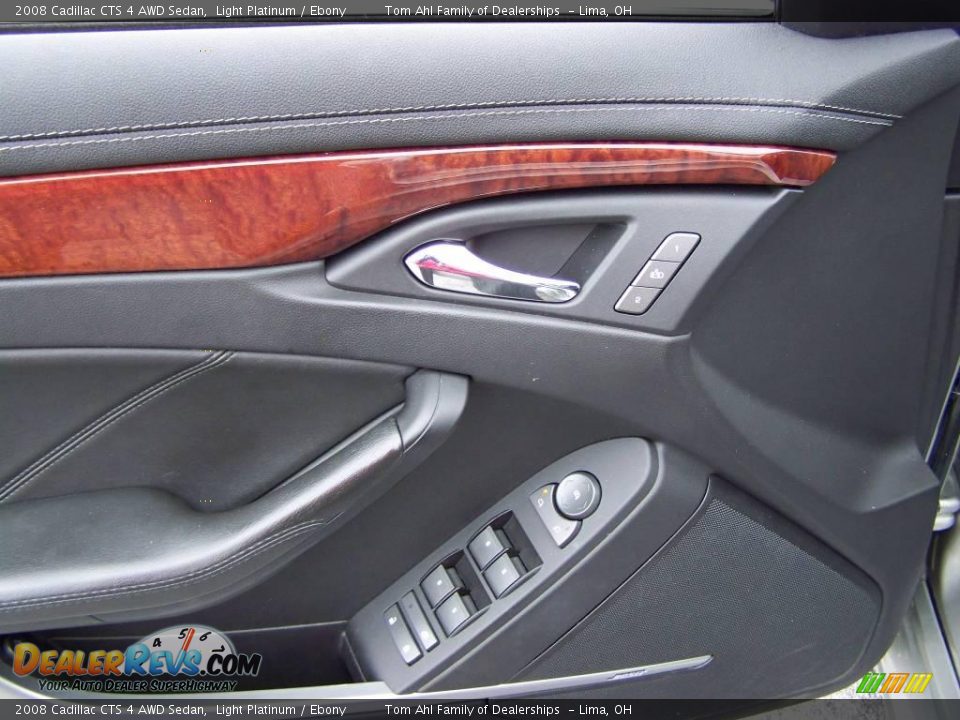 2008 Cadillac CTS 4 AWD Sedan Light Platinum / Ebony Photo #16