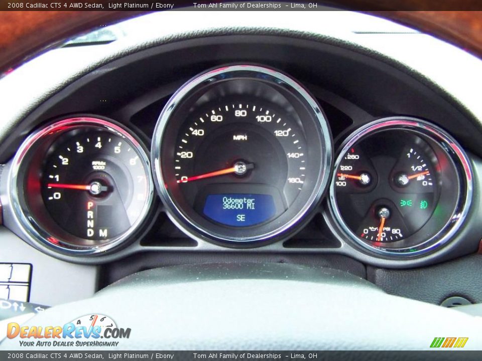 2008 Cadillac CTS 4 AWD Sedan Light Platinum / Ebony Photo #26