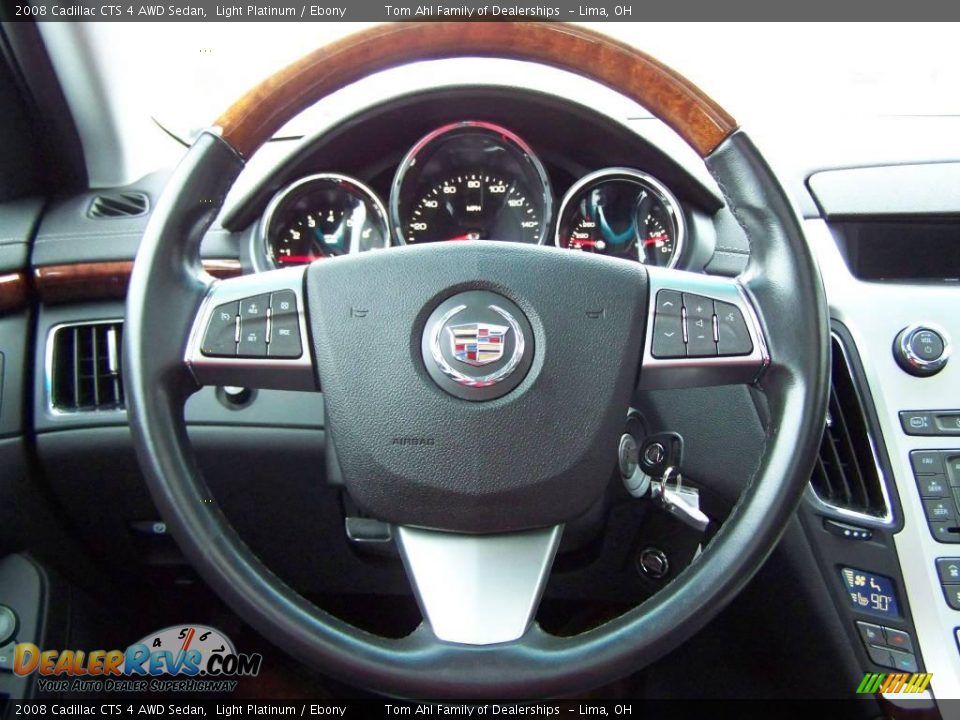 2008 Cadillac CTS 4 AWD Sedan Light Platinum / Ebony Photo #27