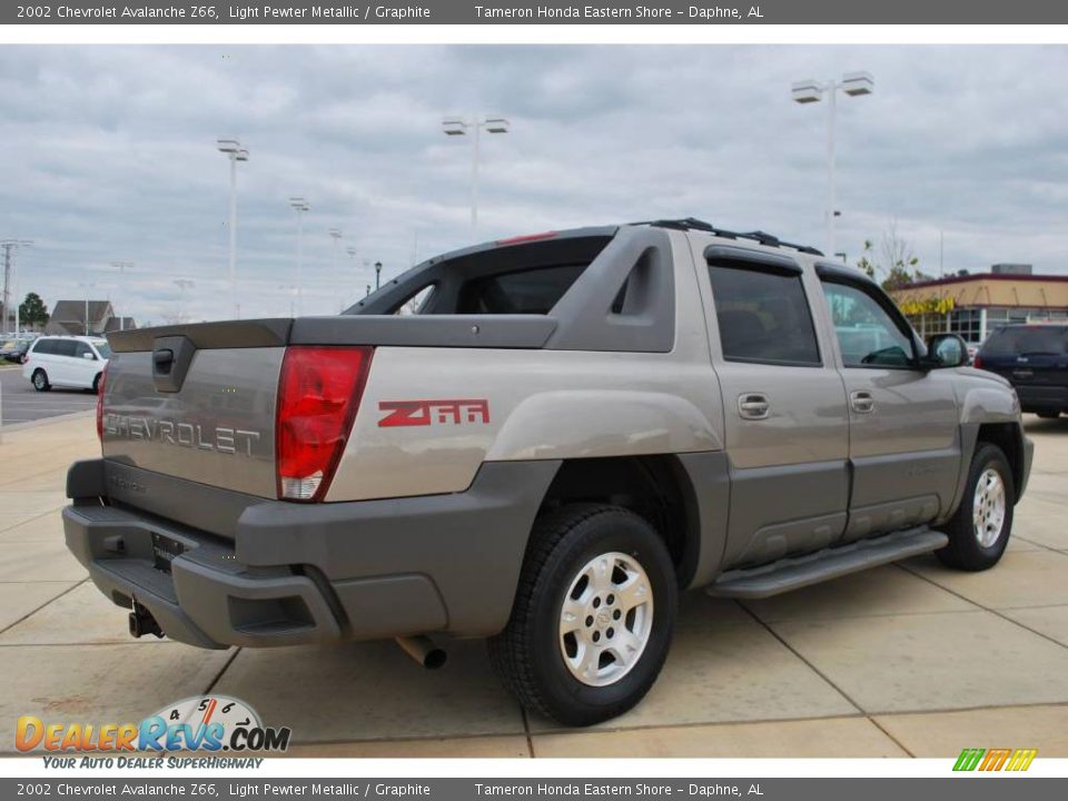 2002 Chevrolet Avalanche Z66 Light Pewter Metallic / Graphite Photo #5