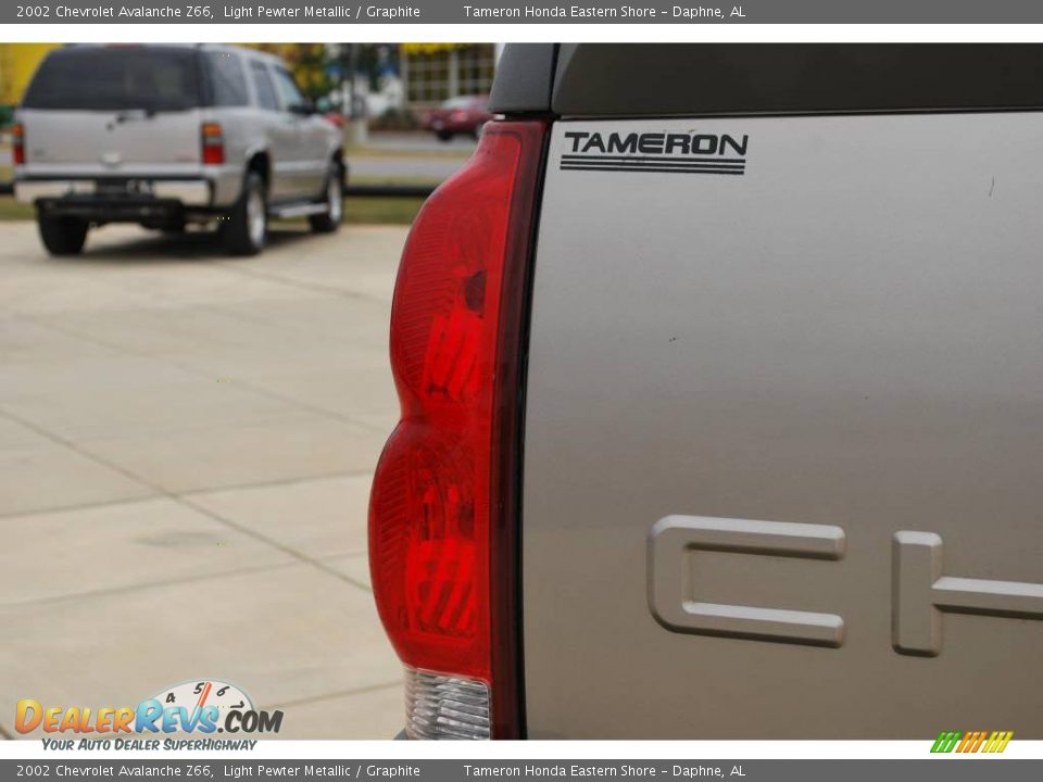 2002 Chevrolet Avalanche Z66 Light Pewter Metallic / Graphite Photo #10