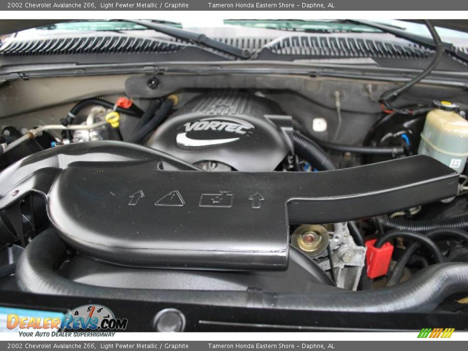 2002 Chevrolet Avalanche Z66 Light Pewter Metallic / Graphite Photo #29