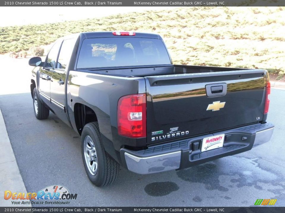 2010 Chevrolet Silverado 1500 LS Crew Cab Black / Dark Titanium Photo #2