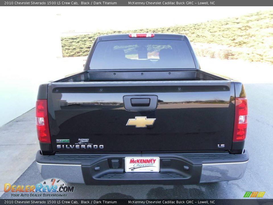 2010 Chevrolet Silverado 1500 LS Crew Cab Black / Dark Titanium Photo #3