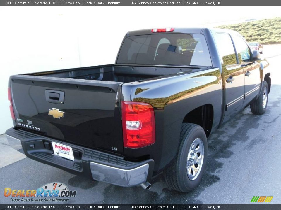 2010 Chevrolet Silverado 1500 LS Crew Cab Black / Dark Titanium Photo #5