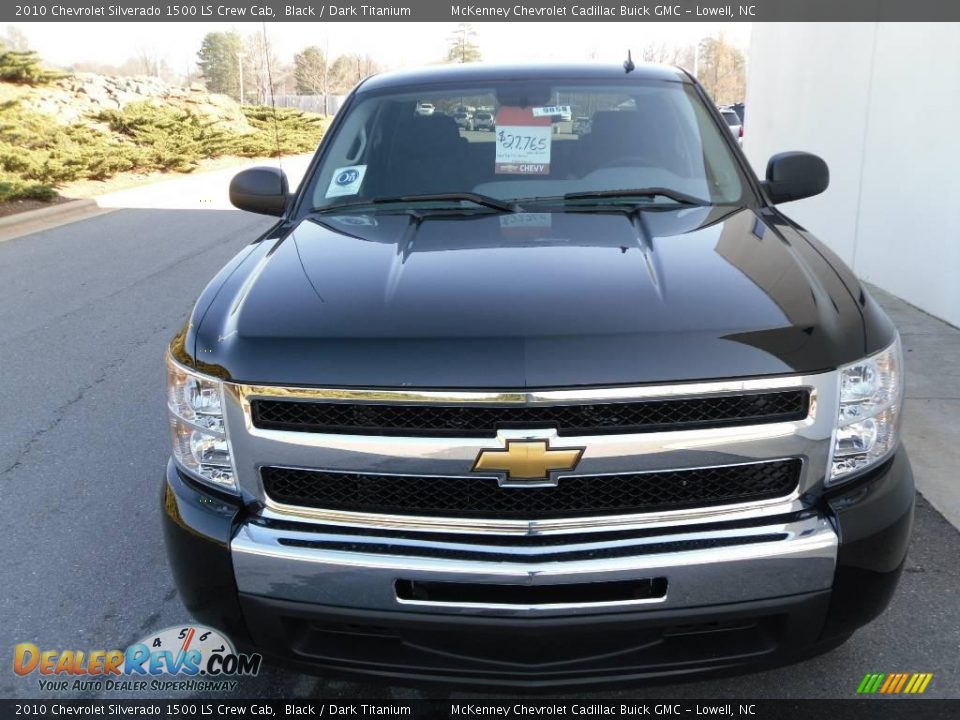 2010 Chevrolet Silverado 1500 LS Crew Cab Black / Dark Titanium Photo #8
