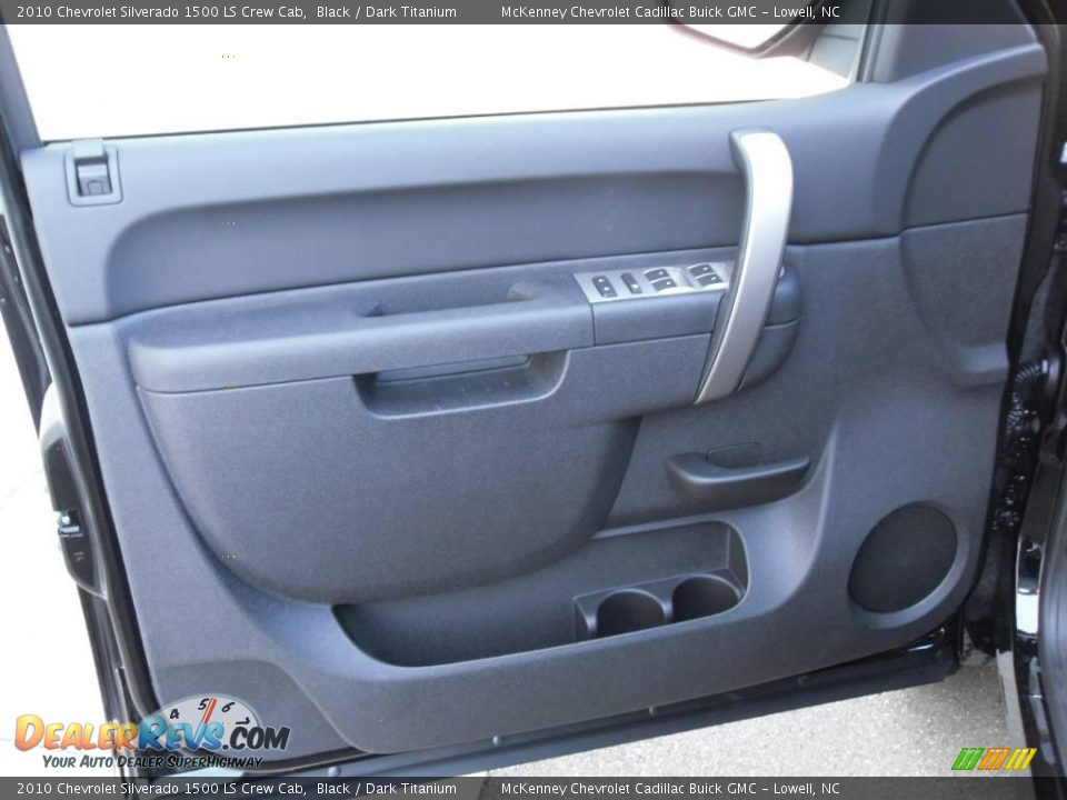 2010 Chevrolet Silverado 1500 LS Crew Cab Black / Dark Titanium Photo #9