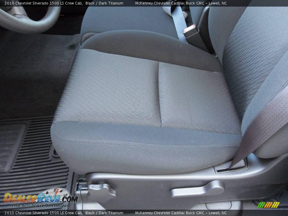 2010 Chevrolet Silverado 1500 LS Crew Cab Black / Dark Titanium Photo #10