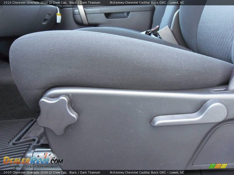2010 Chevrolet Silverado 1500 LS Crew Cab Black / Dark Titanium Photo #11