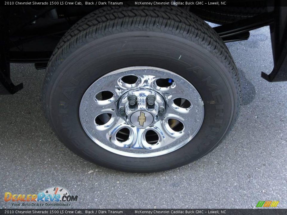 2010 Chevrolet Silverado 1500 LS Crew Cab Black / Dark Titanium Photo #15