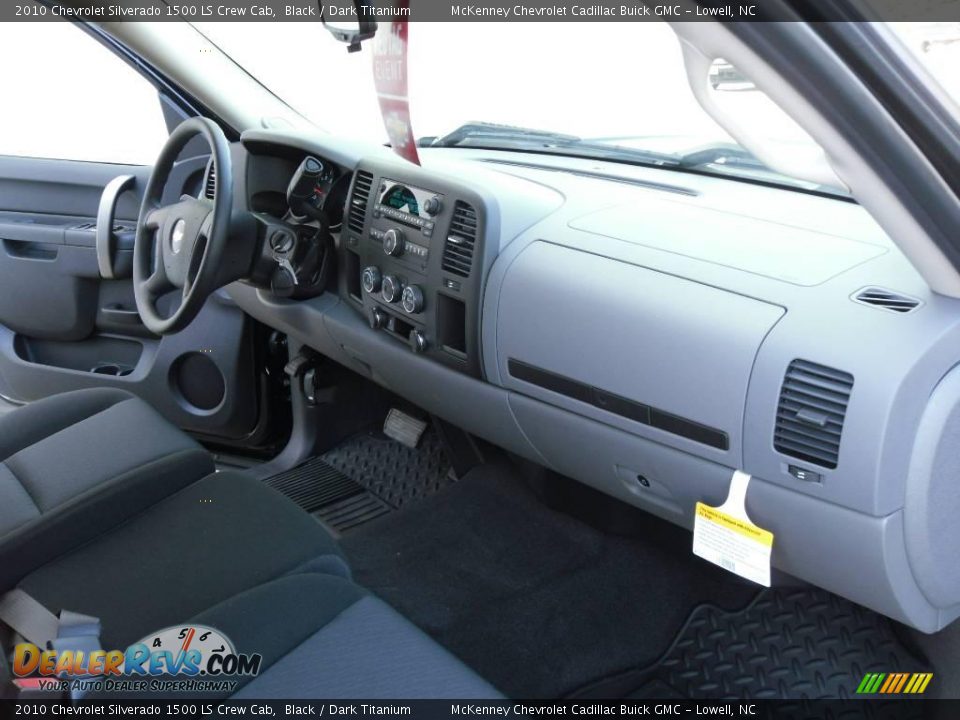 2010 Chevrolet Silverado 1500 LS Crew Cab Black / Dark Titanium Photo #18