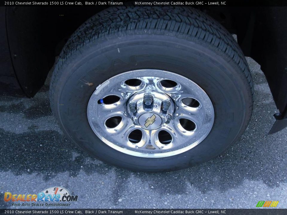 2010 Chevrolet Silverado 1500 LS Crew Cab Black / Dark Titanium Photo #20