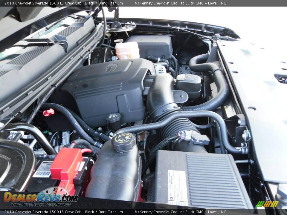 2010 Chevrolet Silverado 1500 LS Crew Cab Black / Dark Titanium Photo #22
