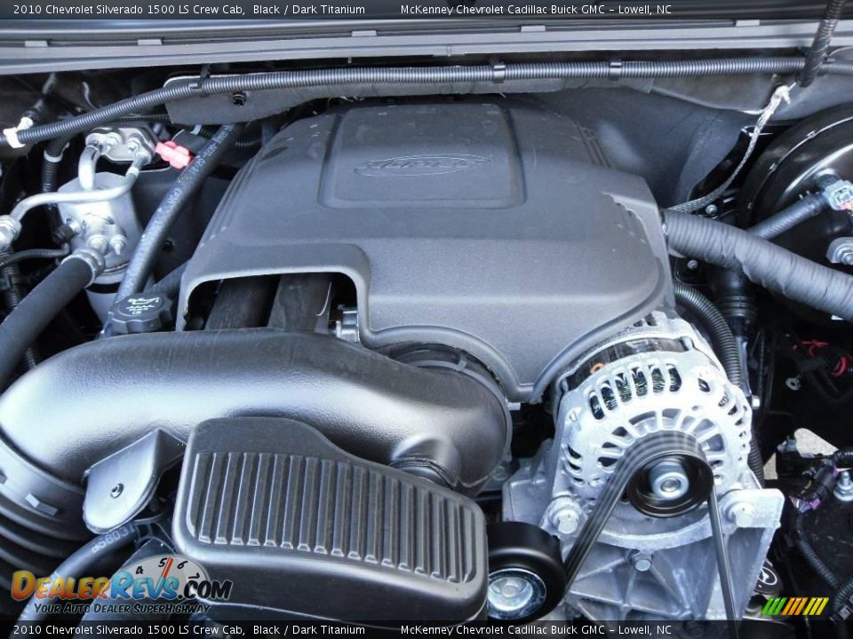 2010 Chevrolet Silverado 1500 LS Crew Cab Black / Dark Titanium Photo #23