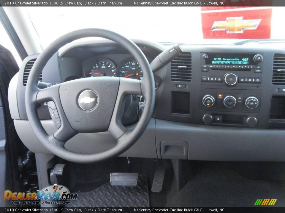 2010 Chevrolet Silverado 1500 LS Crew Cab Black / Dark Titanium Photo #24