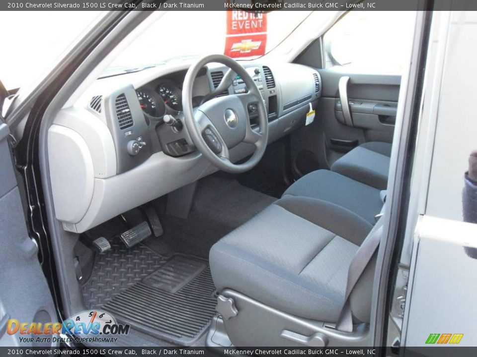 2010 Chevrolet Silverado 1500 LS Crew Cab Black / Dark Titanium Photo #27