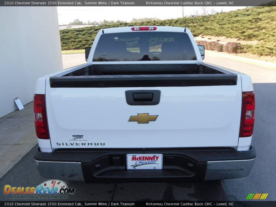2010 Chevrolet Silverado 1500 Extended Cab Summit White / Dark Titanium Photo #3
