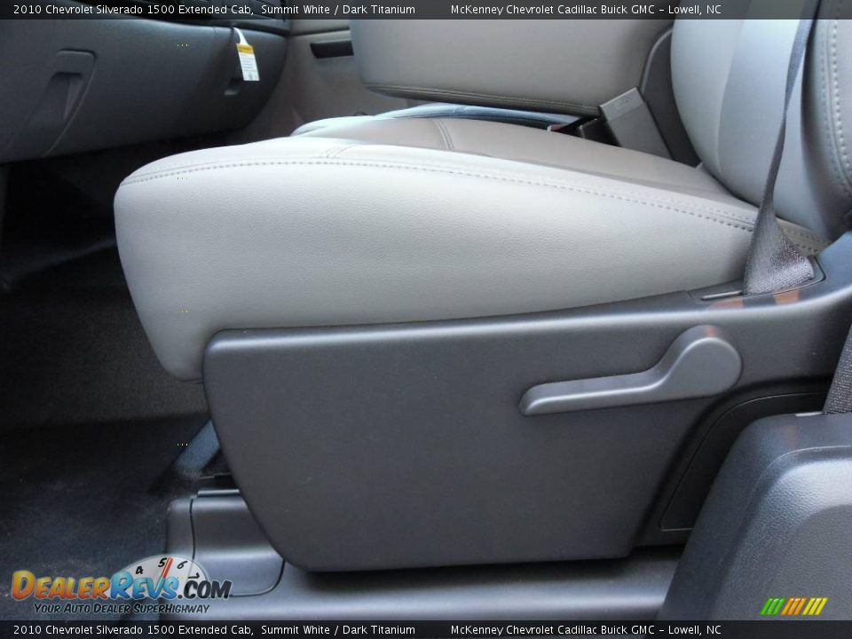 2010 Chevrolet Silverado 1500 Extended Cab Summit White / Dark Titanium Photo #11