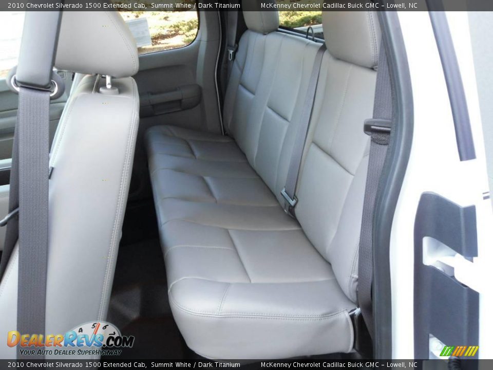 2010 Chevrolet Silverado 1500 Extended Cab Summit White / Dark Titanium Photo #13