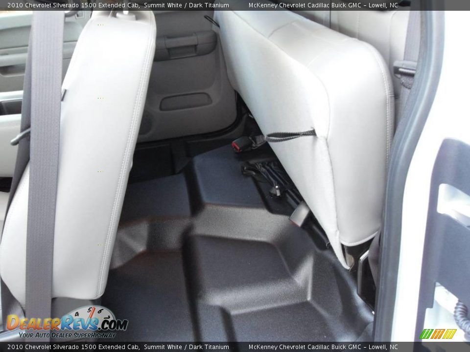 2010 Chevrolet Silverado 1500 Extended Cab Summit White / Dark Titanium Photo #14