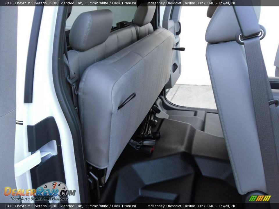 2010 Chevrolet Silverado 1500 Extended Cab Summit White / Dark Titanium Photo #16