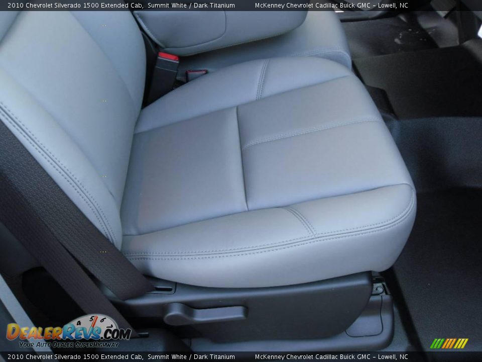 2010 Chevrolet Silverado 1500 Extended Cab Summit White / Dark Titanium Photo #17
