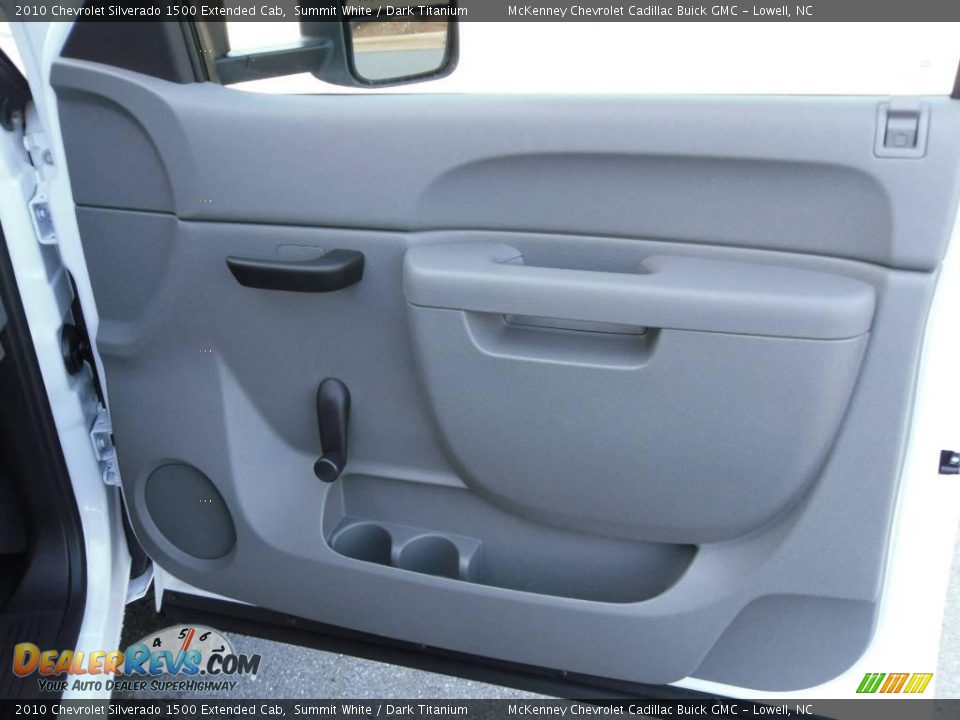 2010 Chevrolet Silverado 1500 Extended Cab Summit White / Dark Titanium Photo #19