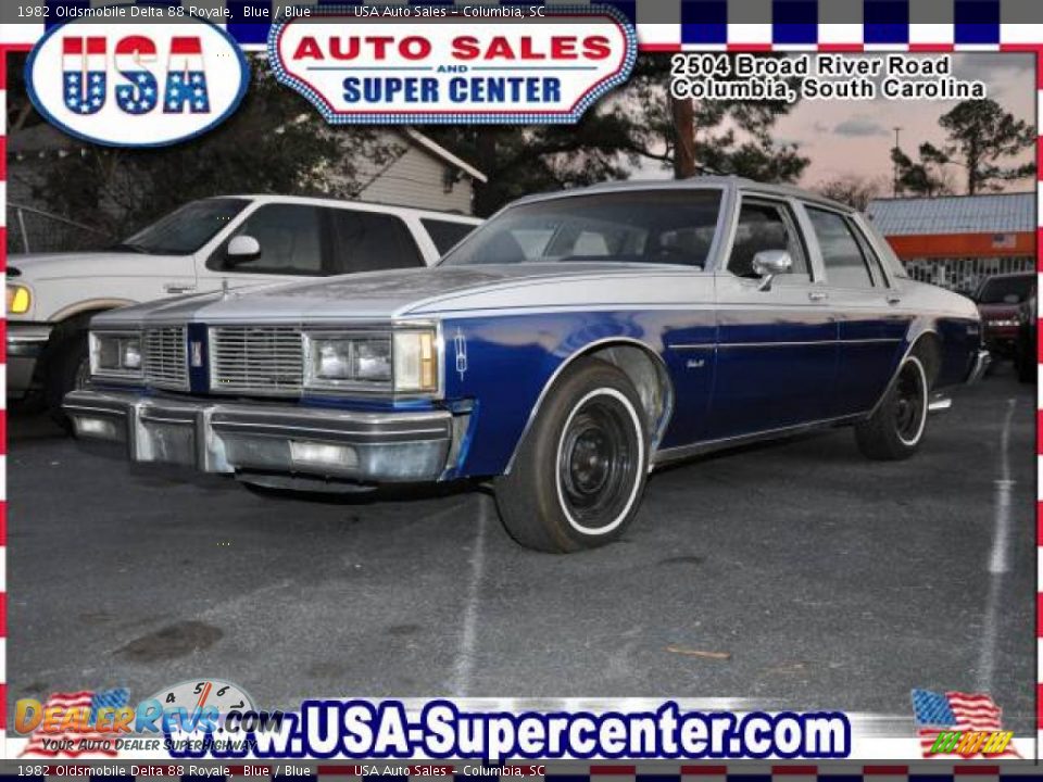 1982 Oldsmobile Delta 88 Royale Blue / Blue Photo #1