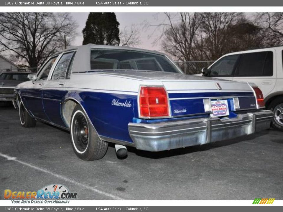 1982 Oldsmobile Delta 88 Royale Blue / Blue Photo #3