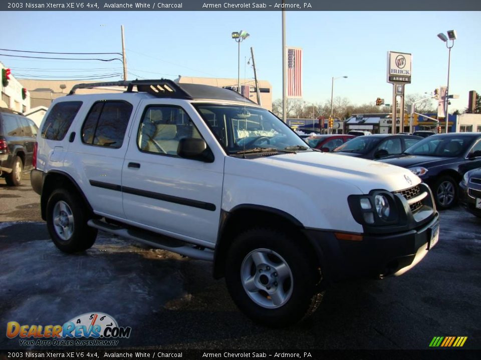 2003 Nissan xterra white #9