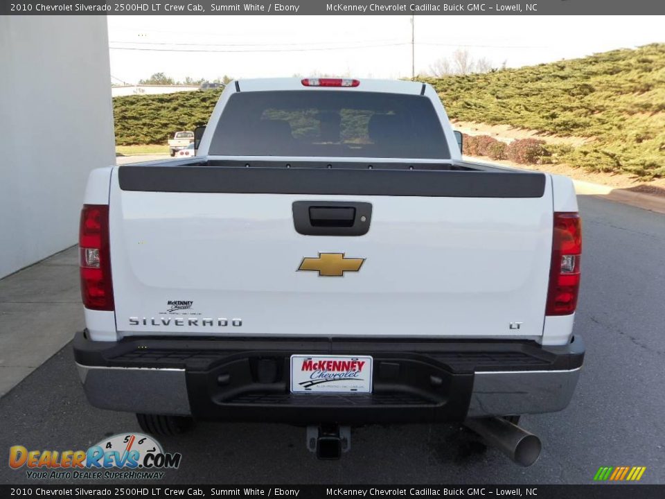 2010 Chevrolet Silverado 2500HD LT Crew Cab Summit White / Ebony Photo #3